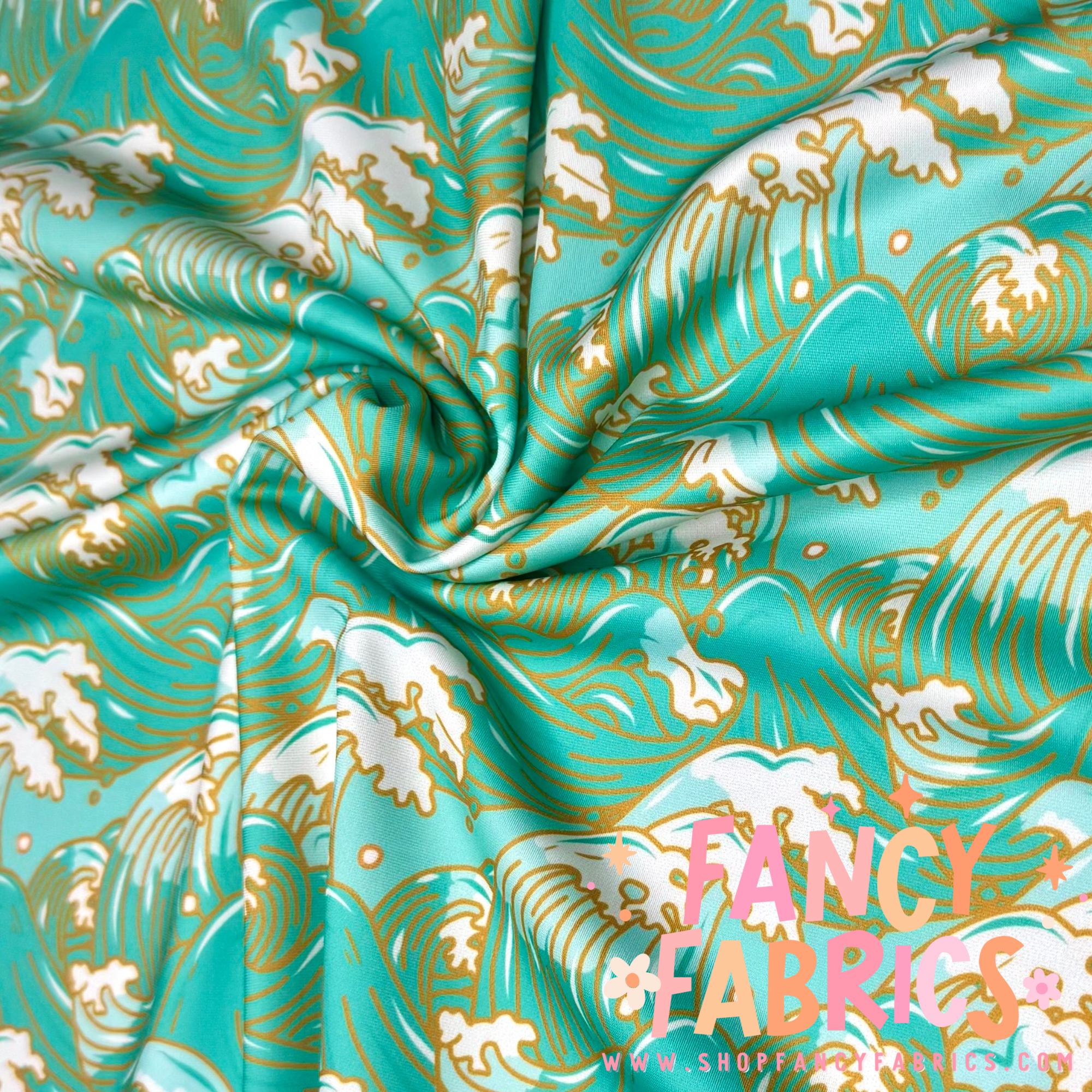 Ocean Waves | Swim | 6x6 Scaling | Ready To Ship