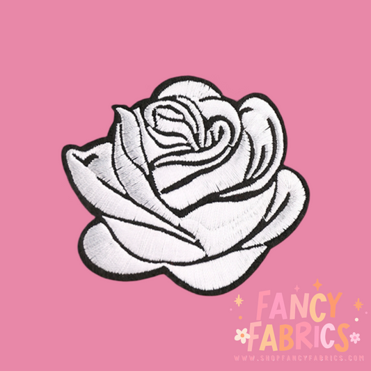 White Rose | Iron On Patch