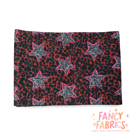 Animal Print Stars | 5" x WOF | Bullet Strip | Ready To Ship