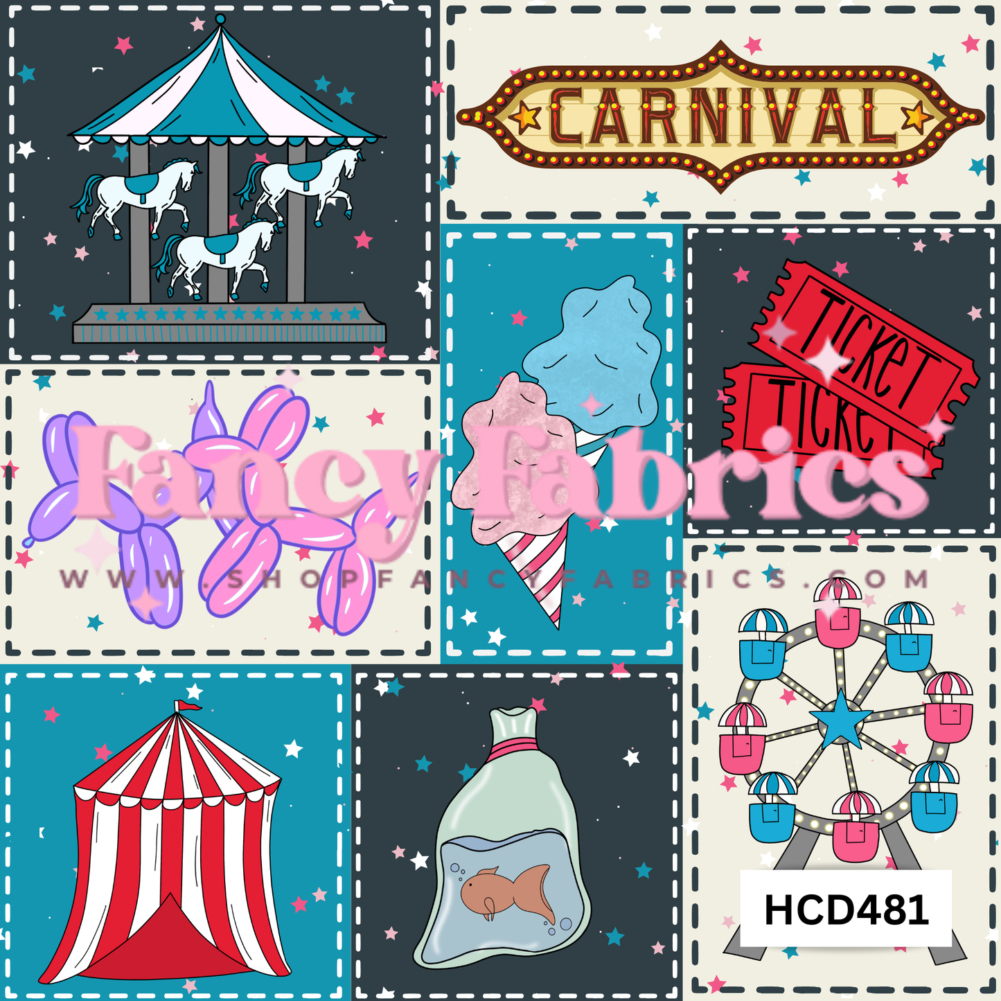 HCD481 | PREORDER | Fabric By The Yard