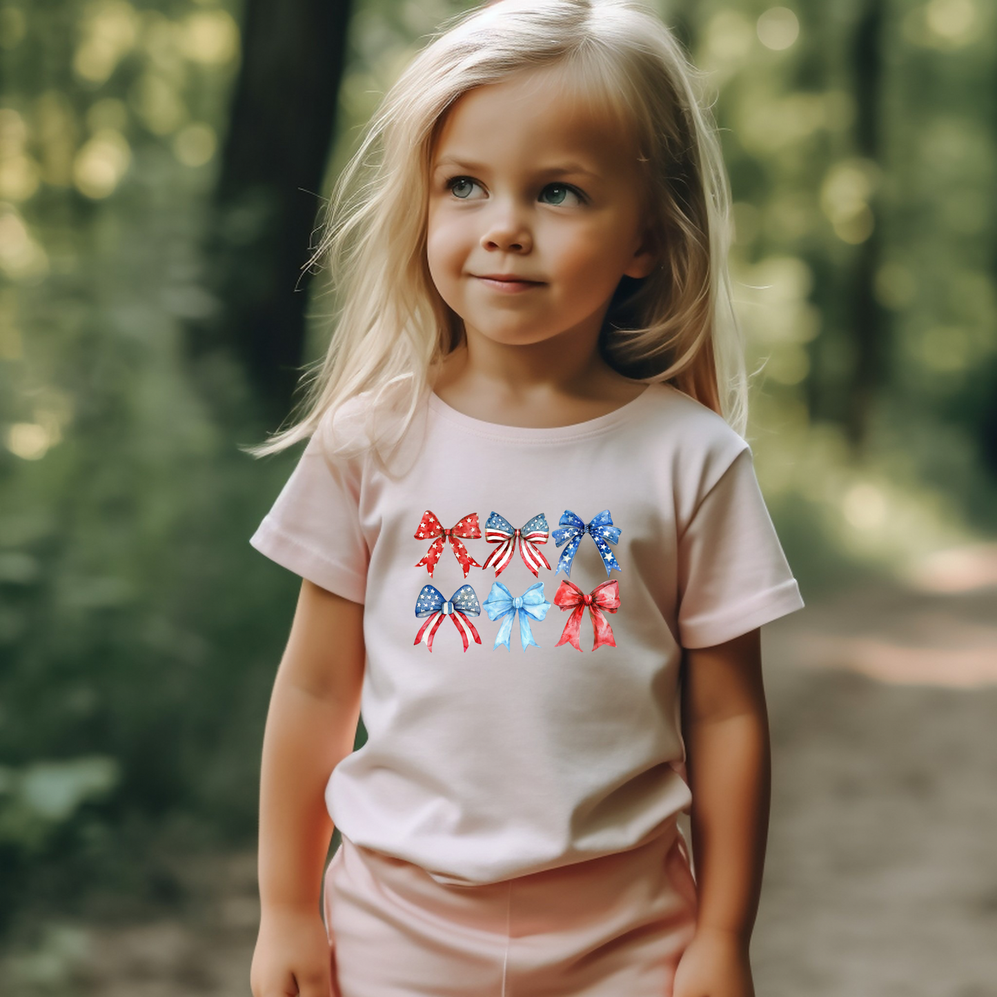 American Bows | Toddler Size | DTF Transfer