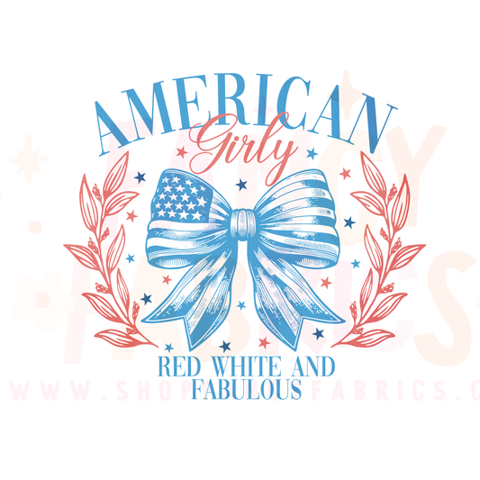 American Girly | Child Size | DTF Transfer