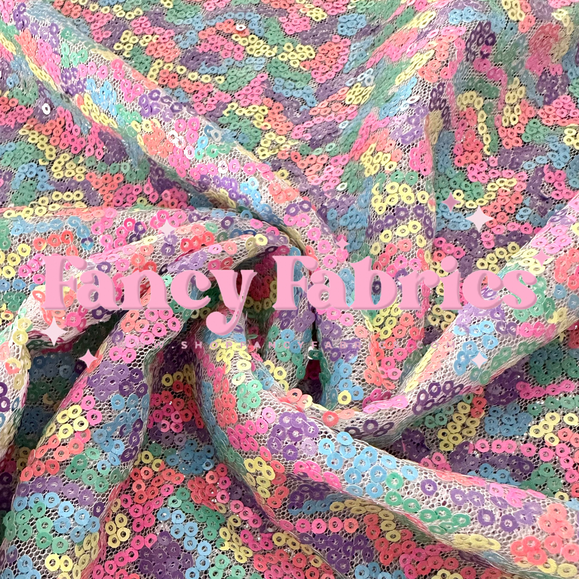 Multi | Stretch Sequin Mesh | Ready To Ship