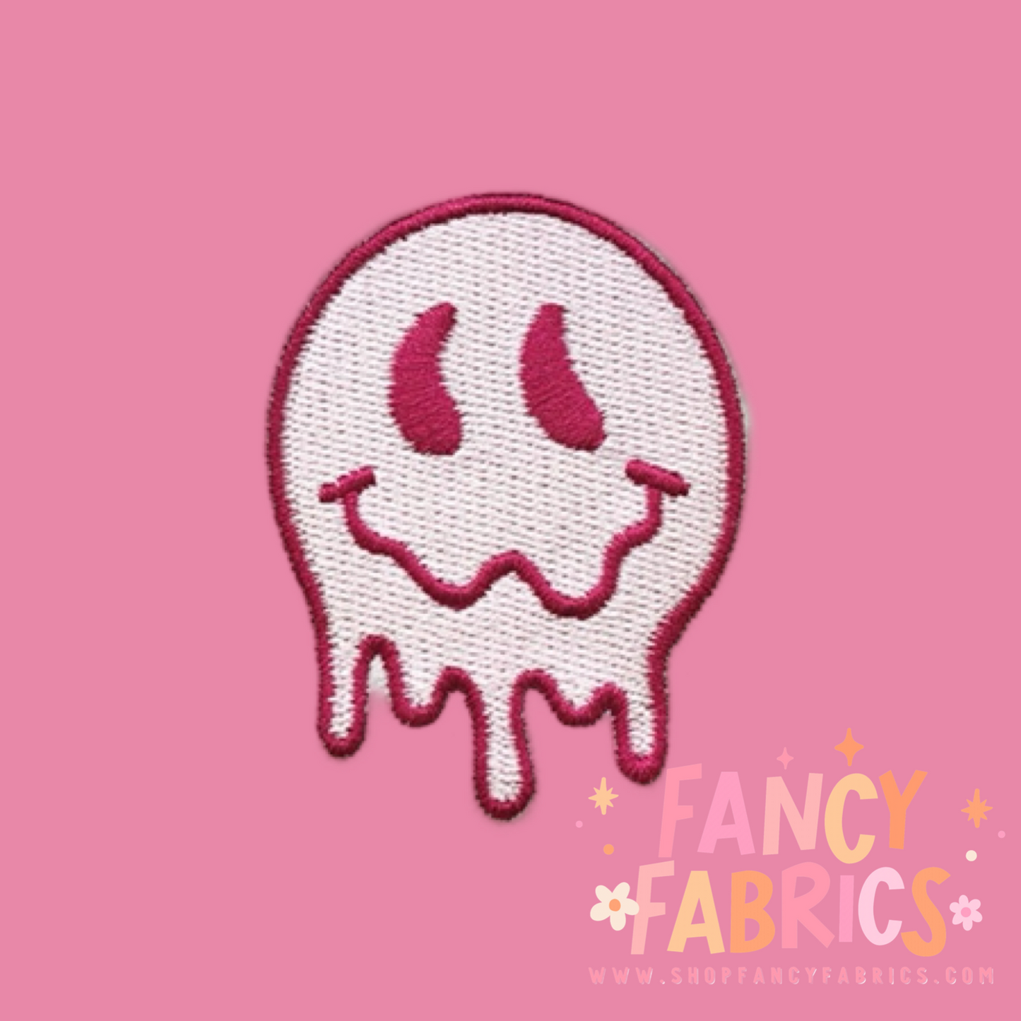 Melting Smiley | Iron On Patch