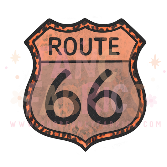 Route 66 | Adult Size | DTF Transfer | Ready To Ship