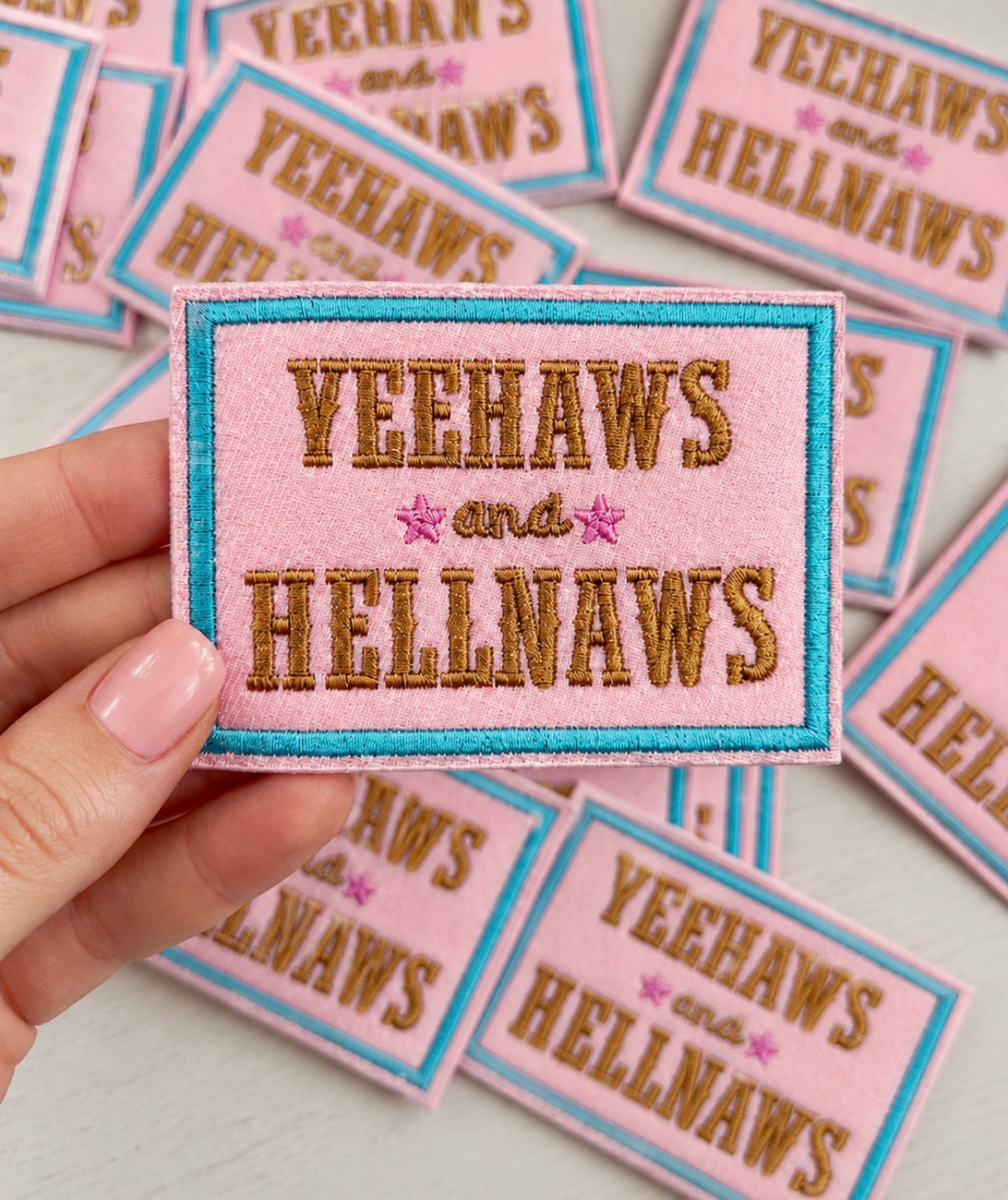 Yeehaws & Hellnaws | Iron On Patch