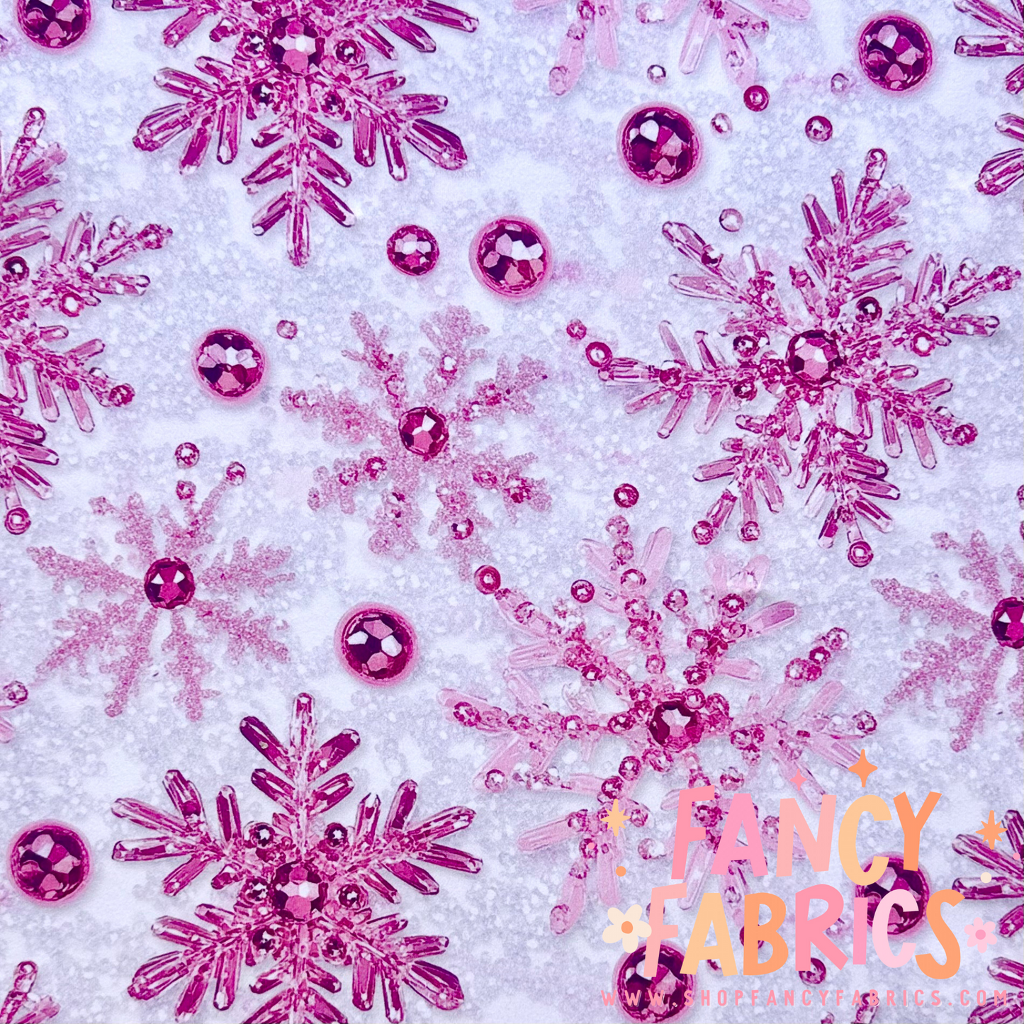 Sparkle Snowflakes | 8x8 Scaling | DBP | Ready To Ship