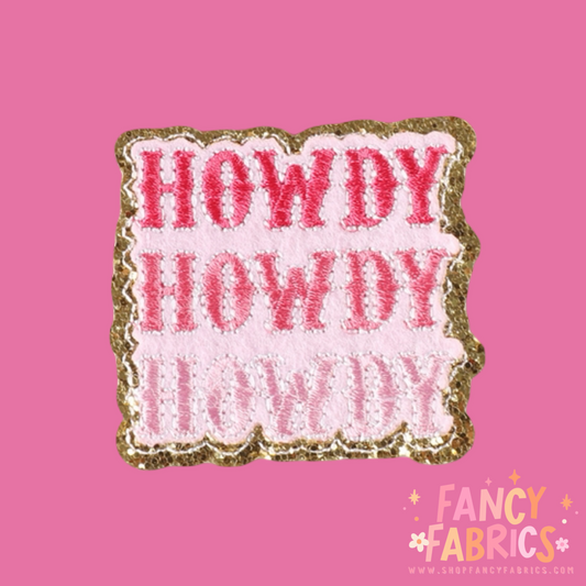 Howdy Chenille | Iron On Patch