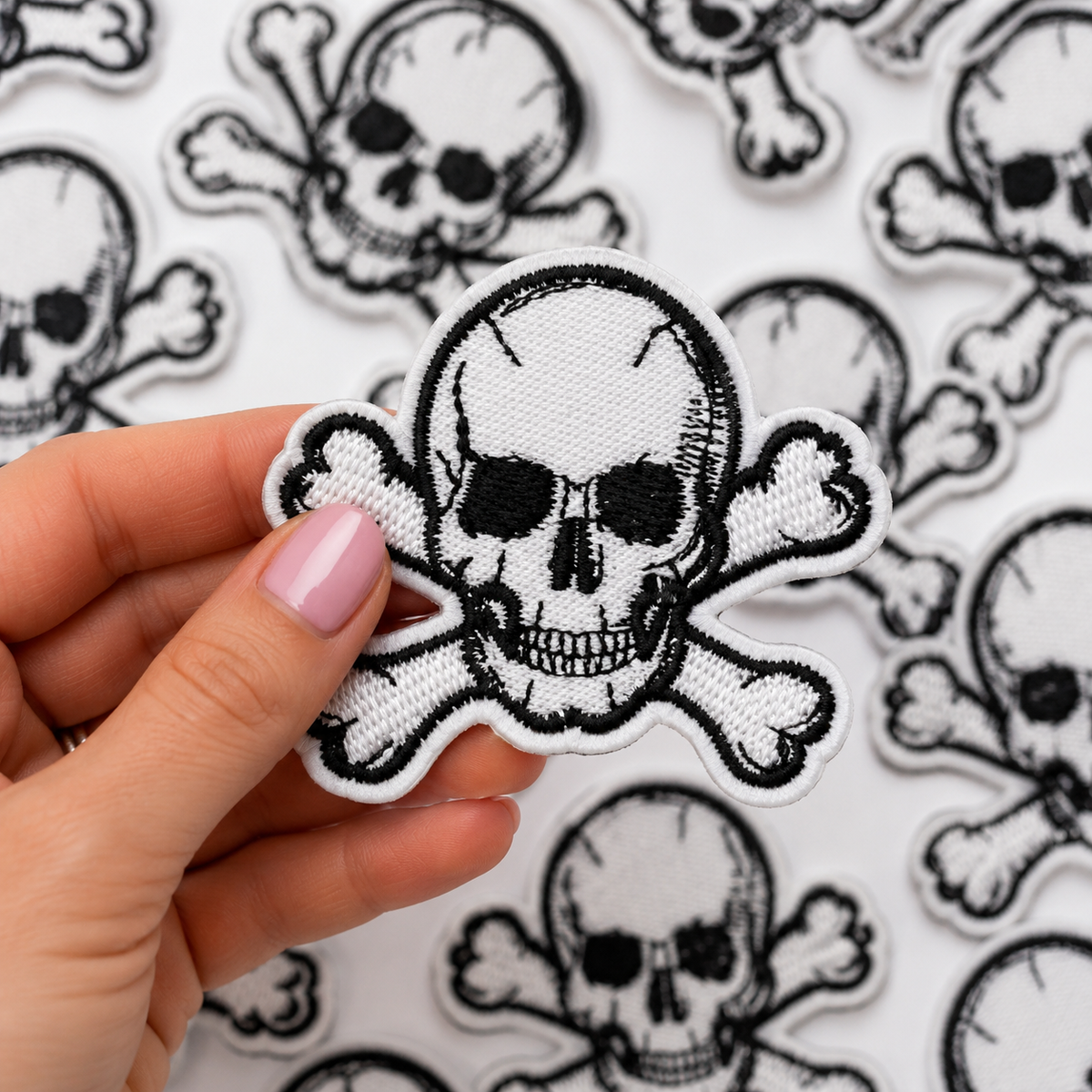Skull + Bones | Iron On Patch