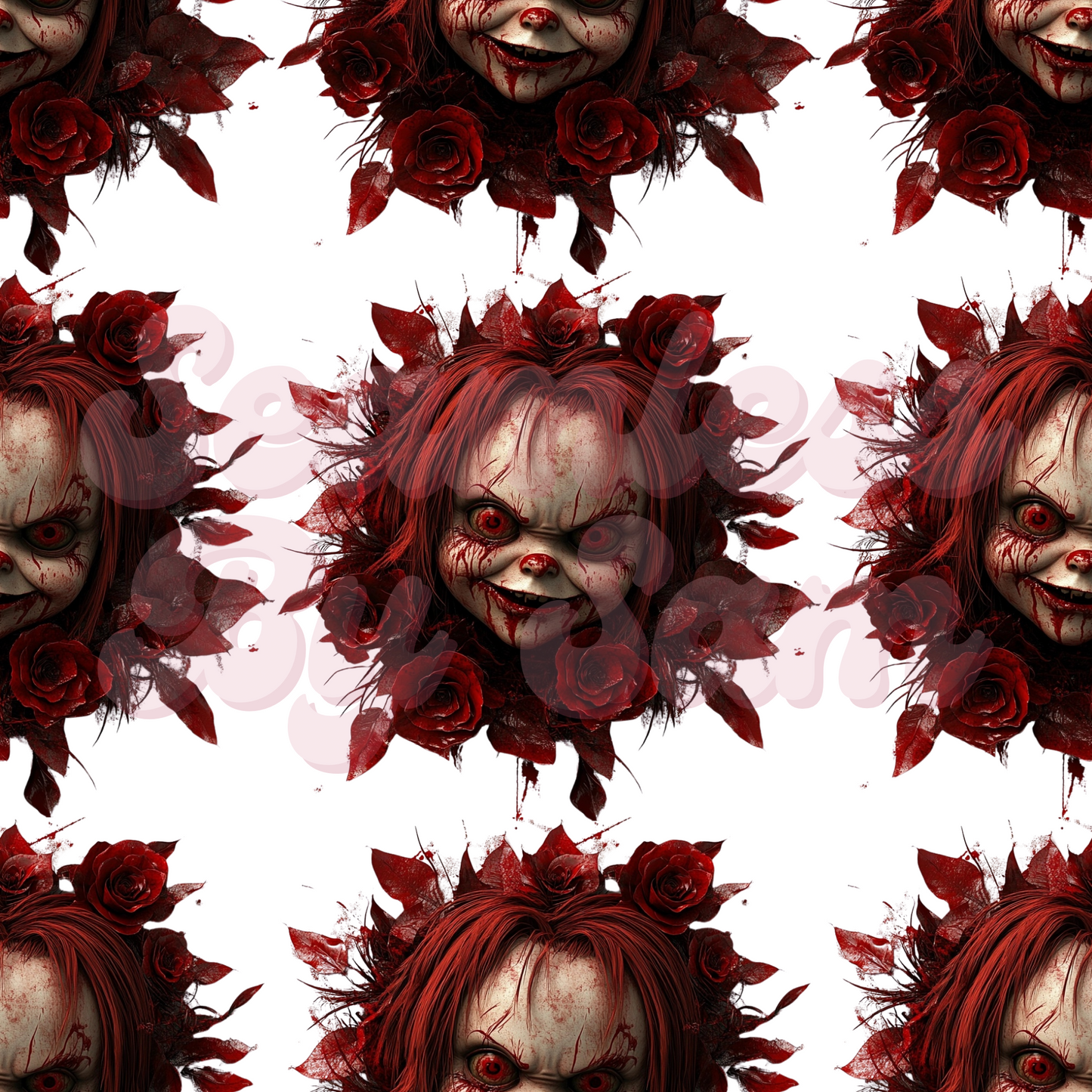 Chucky Floral | Seamless File | Digital Download