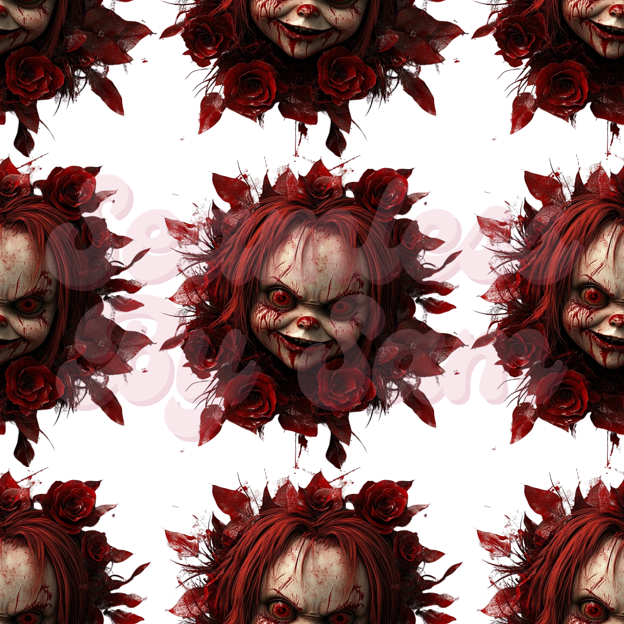 Chucky Floral | Seamless File | Digital Download
