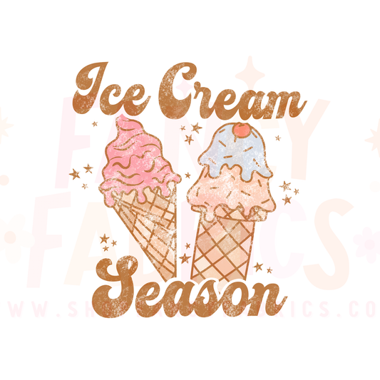 Ice Cream Season | Child Size | DTF Transfer