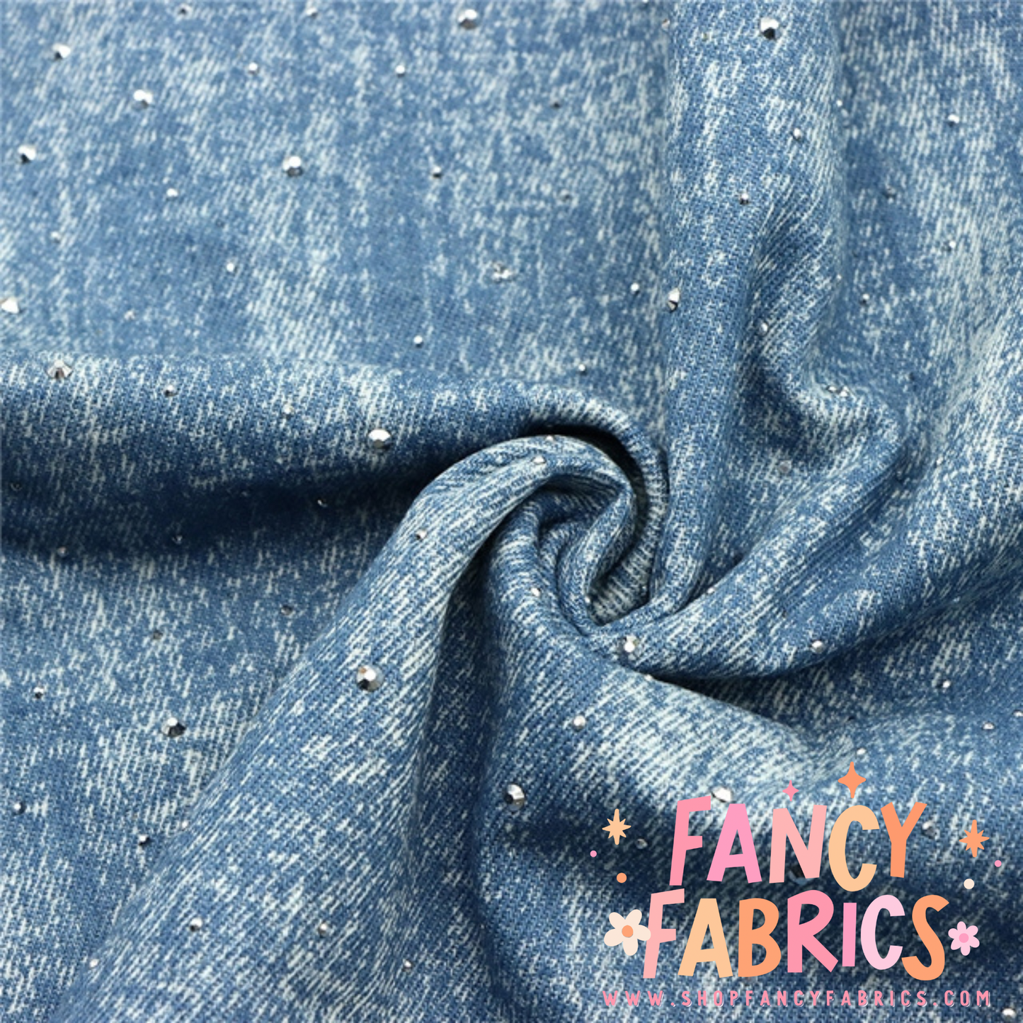 Rhinestone Denim (Light) | Ready To Ship