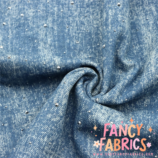 Rhinestone Denim (Light) | Ready To Ship