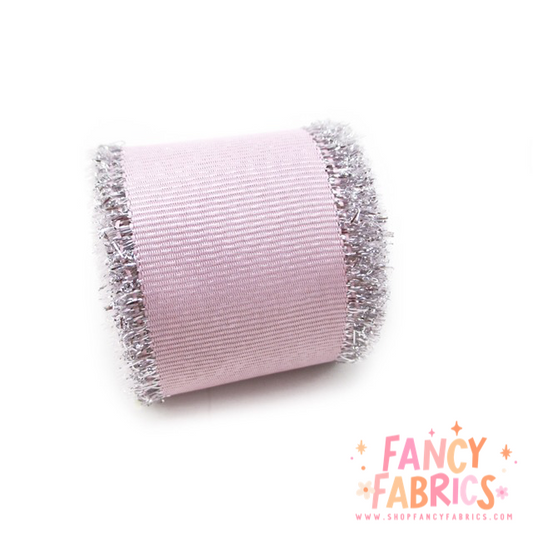 Pink (Metallic Edge) | 1.5" Single Sided | Layer Ribbon | Ready To Ship