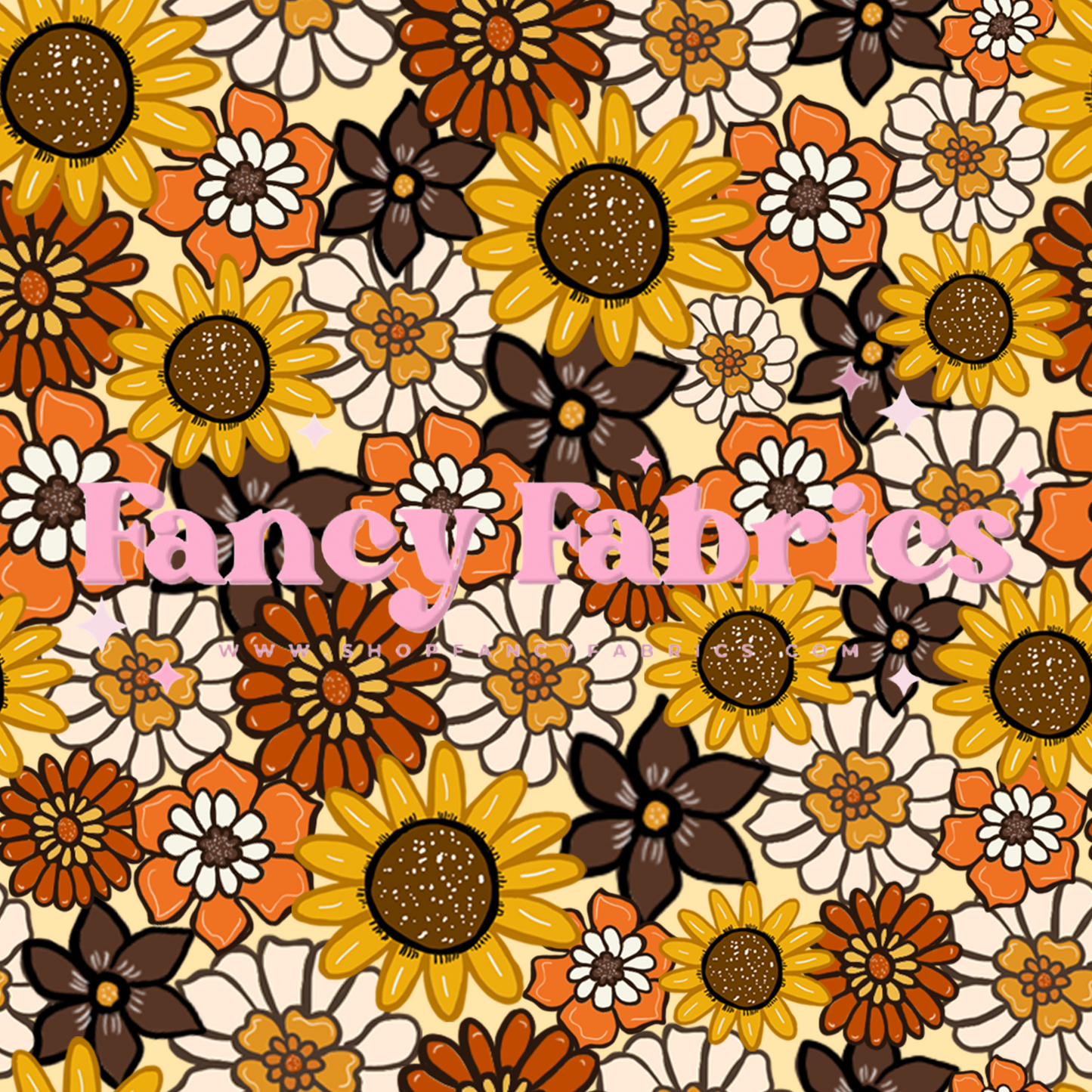Fall Sunflowers | PREORDER | By The Yard