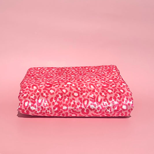 Pink Leopard | Crushed Velvet | Ready To Ship