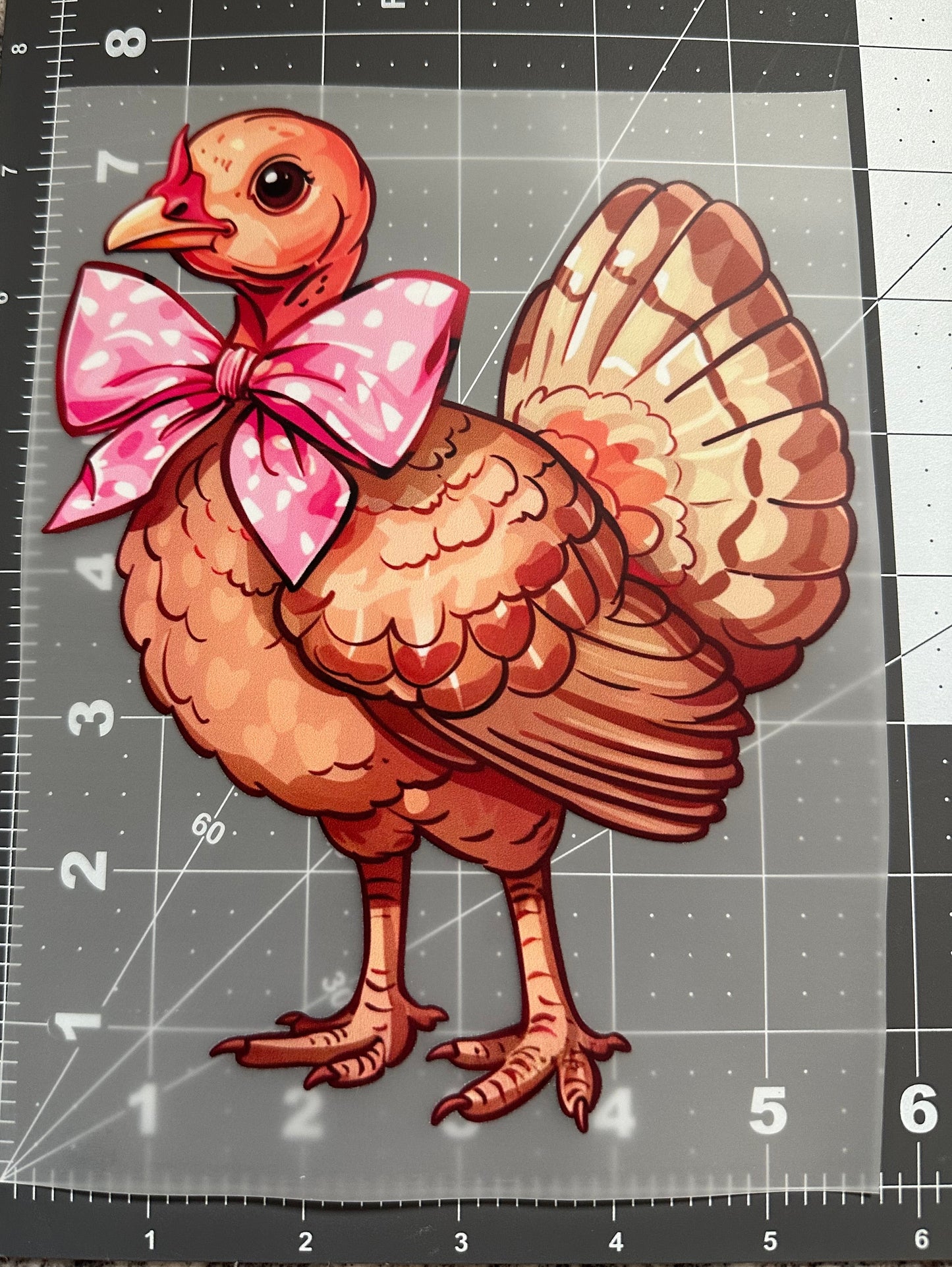Turkey (Bow) | Child Size | DTF Transfer