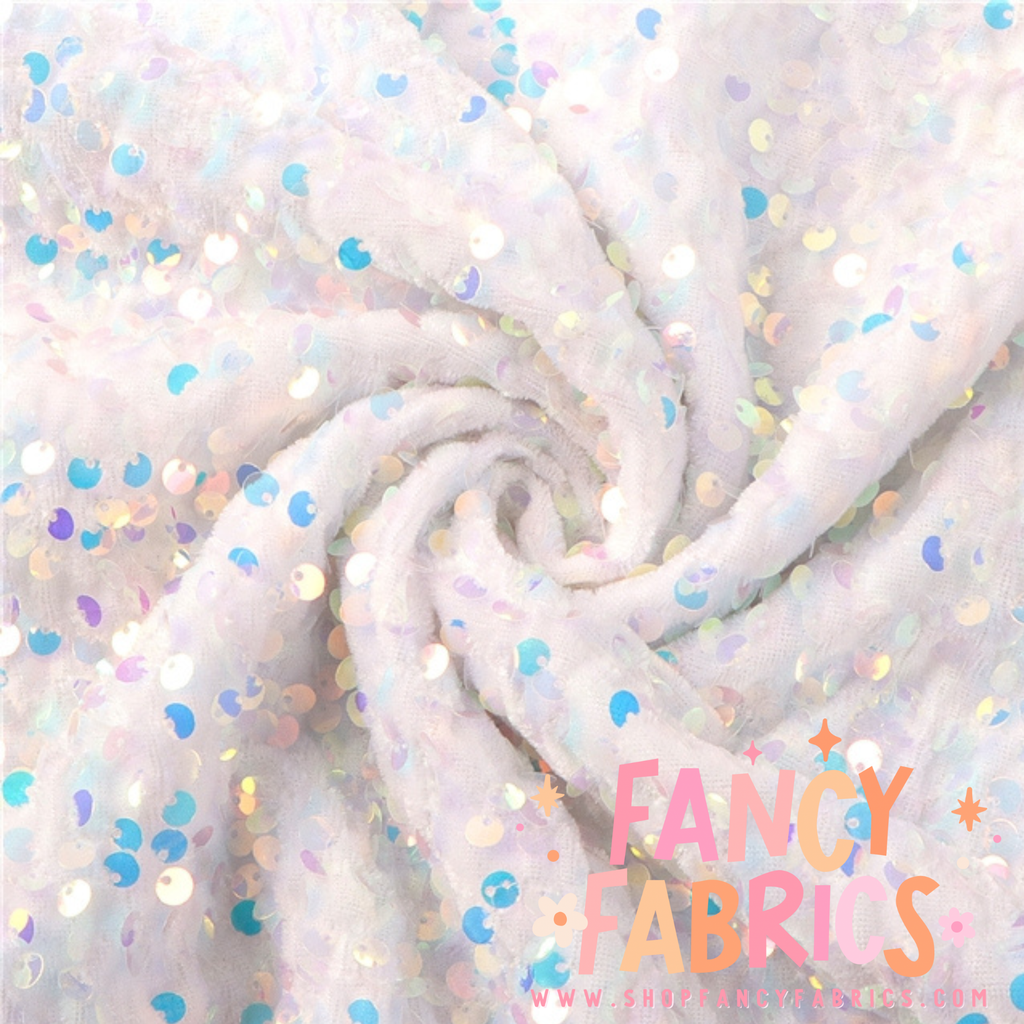Iridescent | Stretch Sequin Velvet | Ready To Ship
