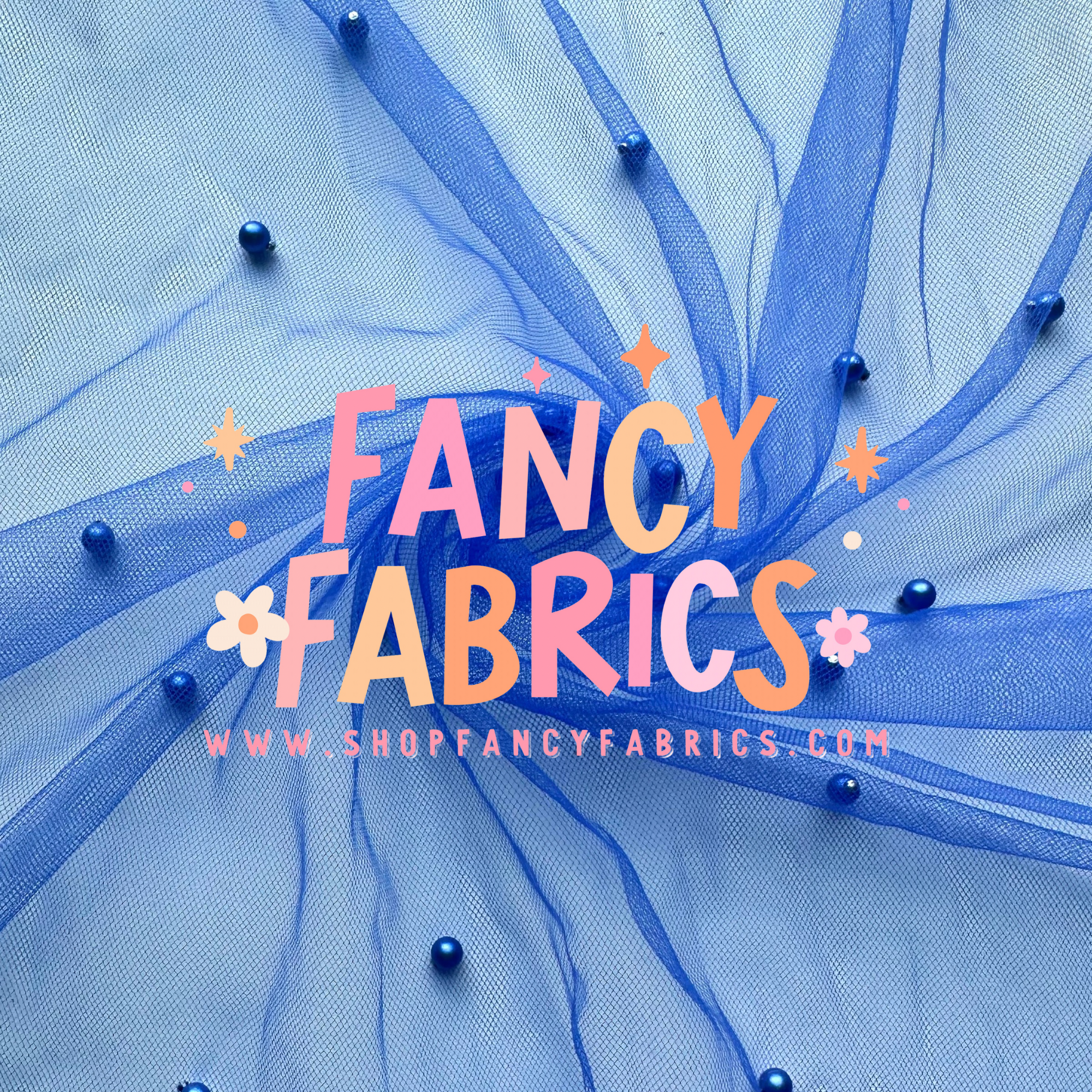 Blue | Pearl Mesh | Ready To Ship