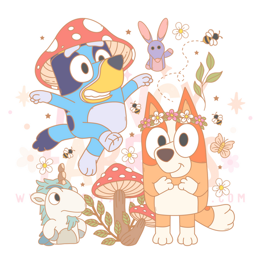 Fairy Dogs | Child Size | DTF Transfer