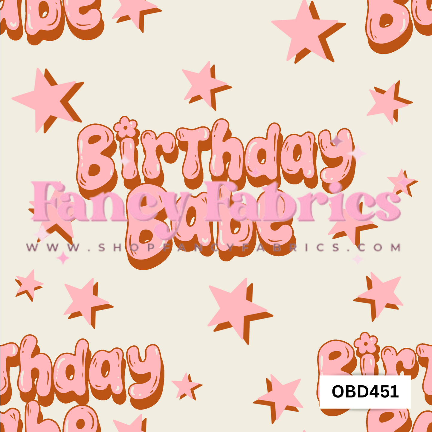OBD451 | PREORDER | Fabric By The Yard