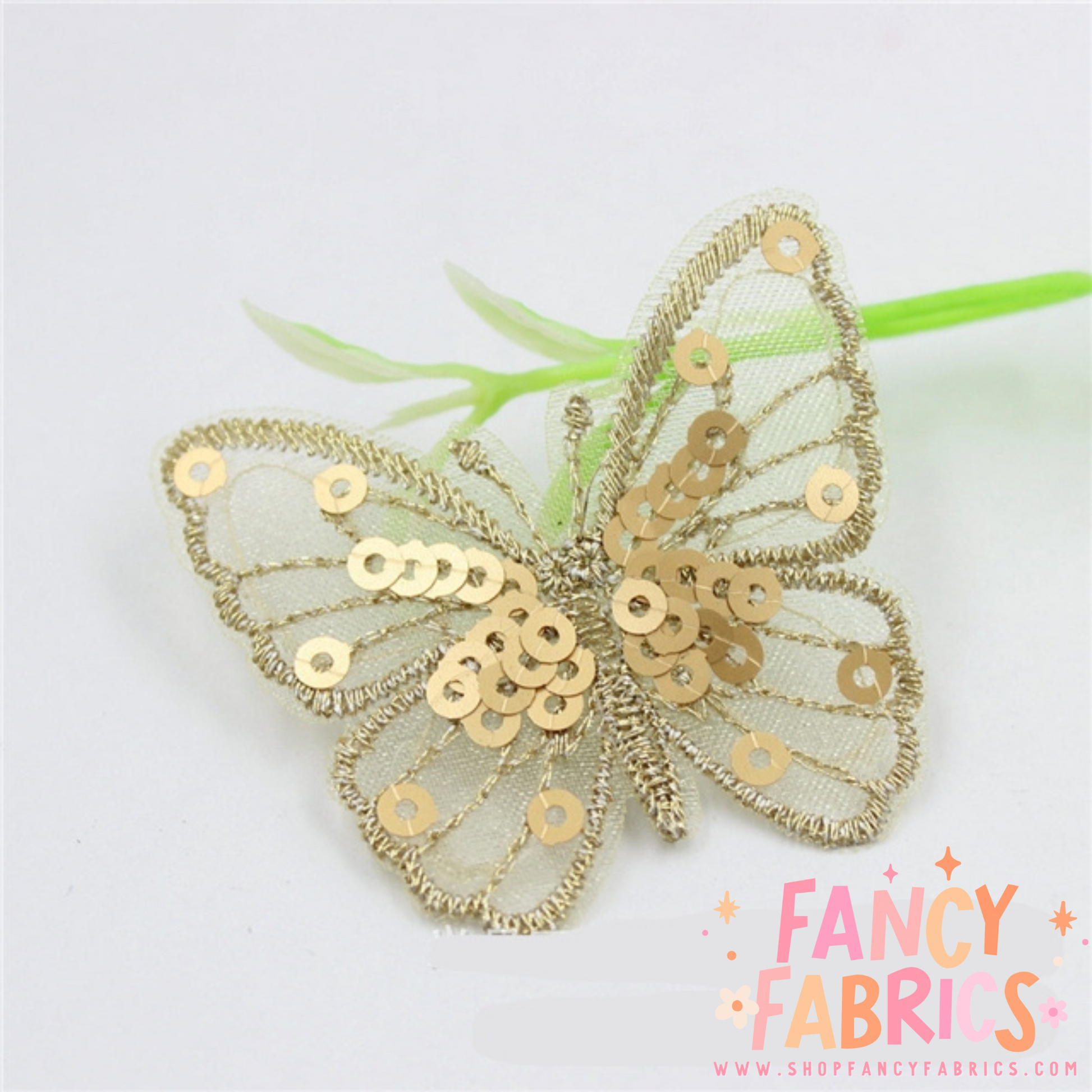Gold | Sequin Butterfly | Bow Accessories | Ready To Ship