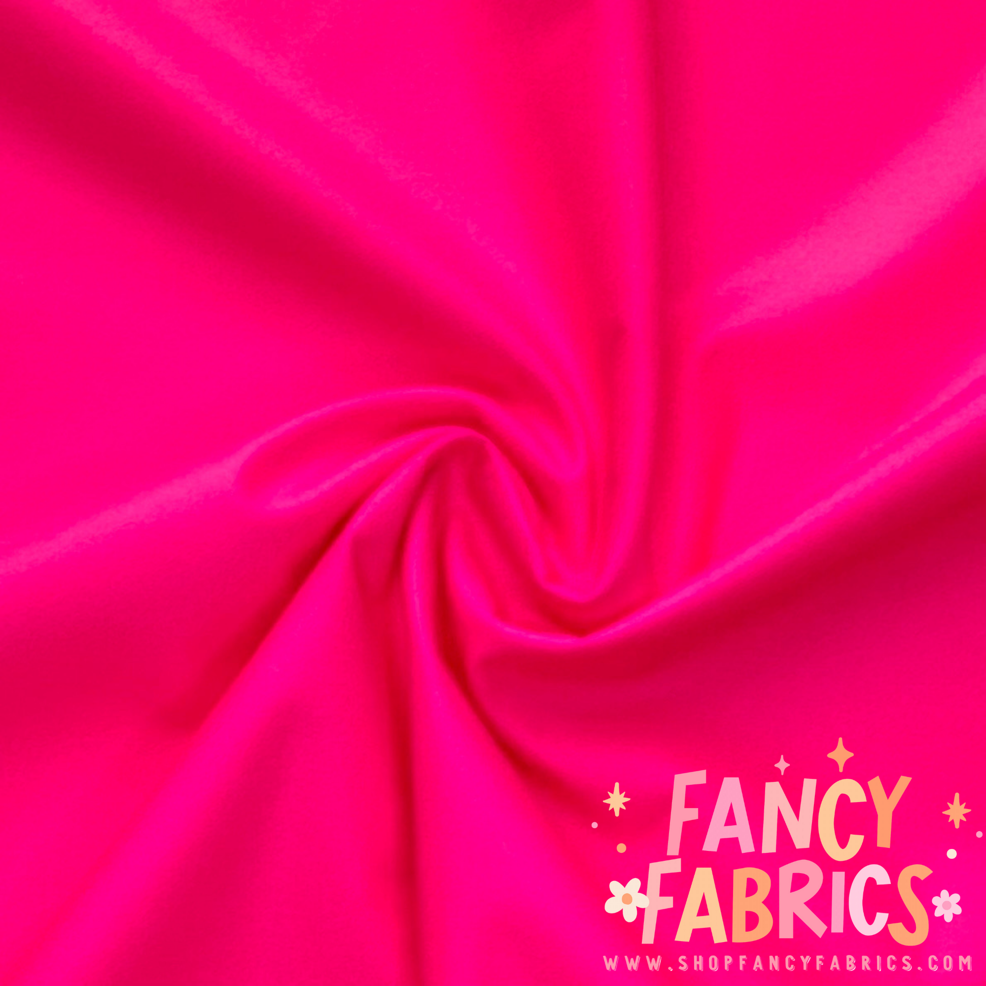 Hot pink pleather fabric ready to ship