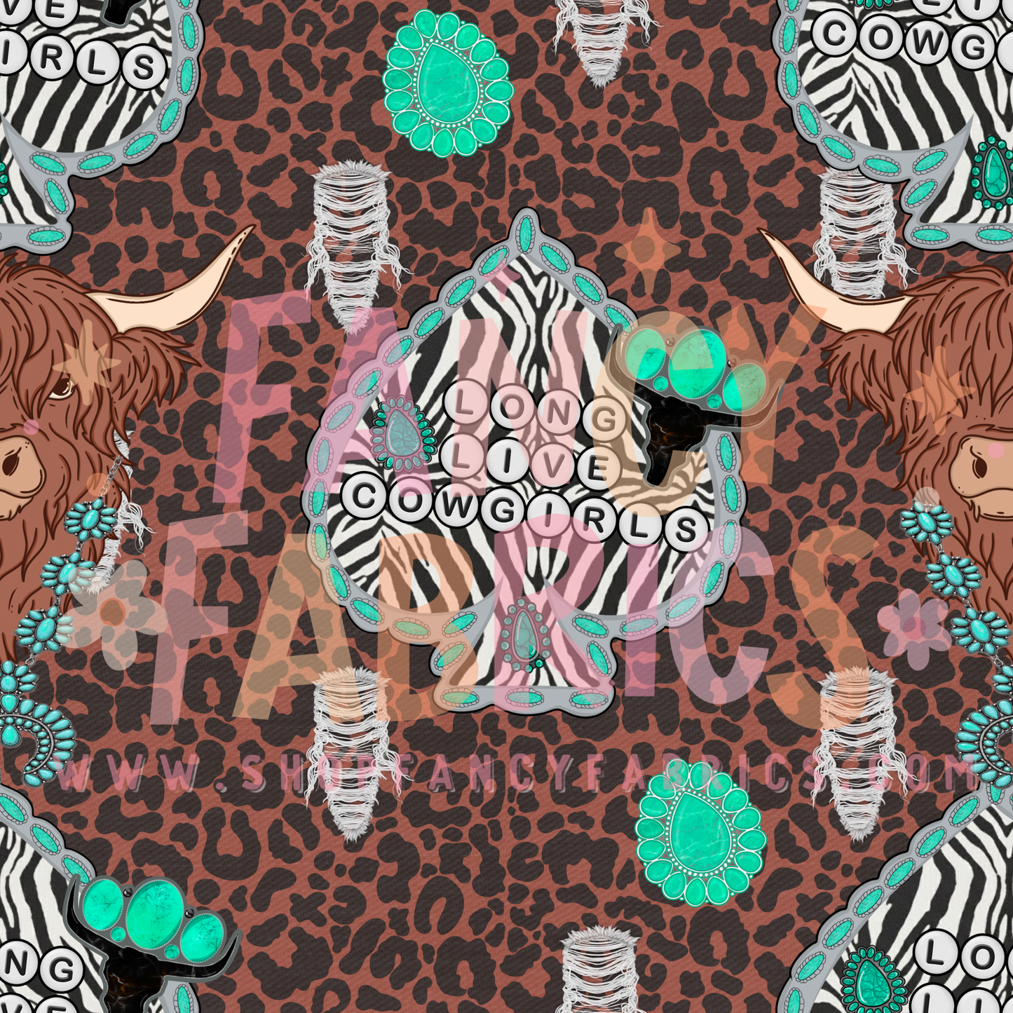 Long Live Cowgirls | Swim | 6x6 Scaling | Ready To Ship