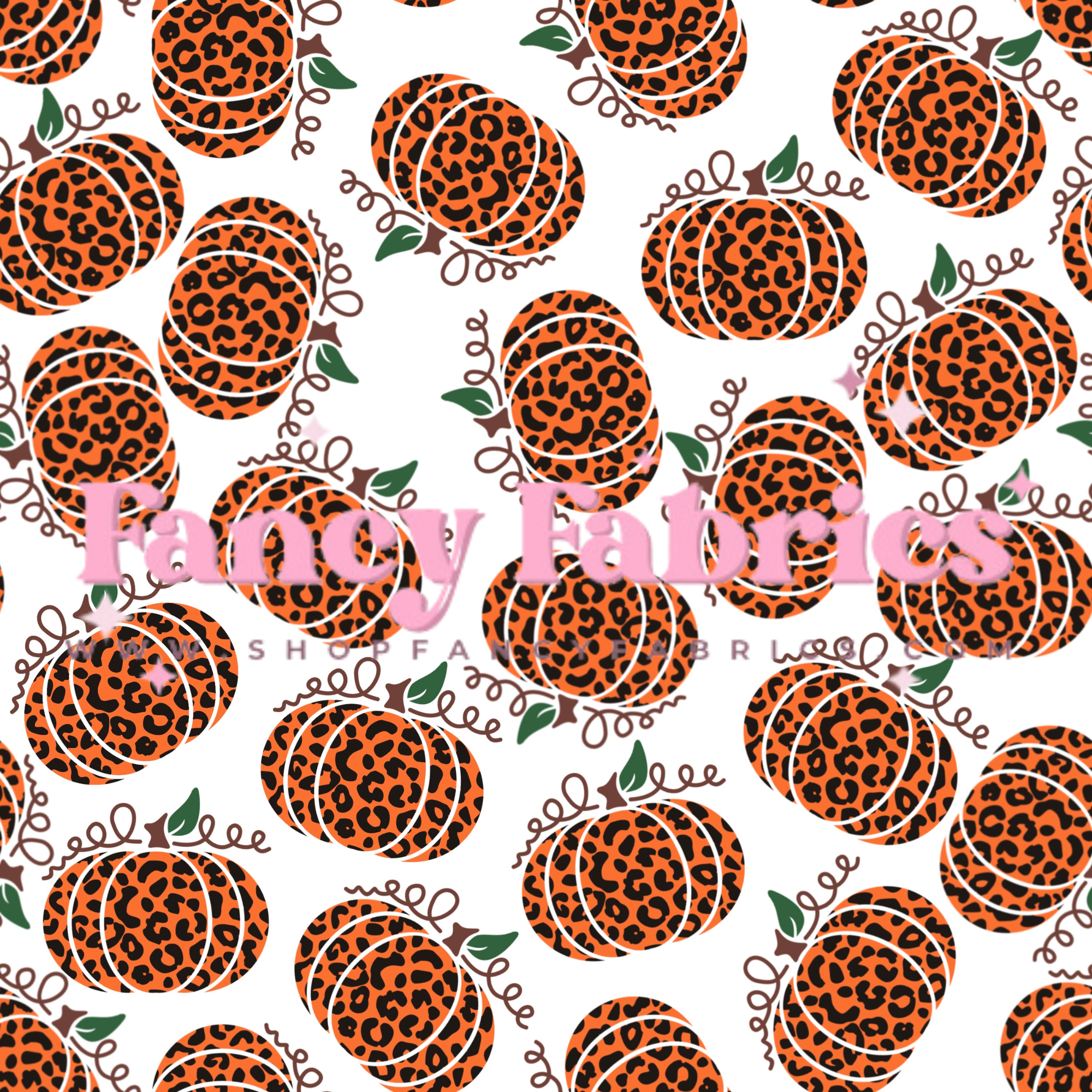 Creative Graphics | Cheetah Pumpkins | PREORDER | By The Yard