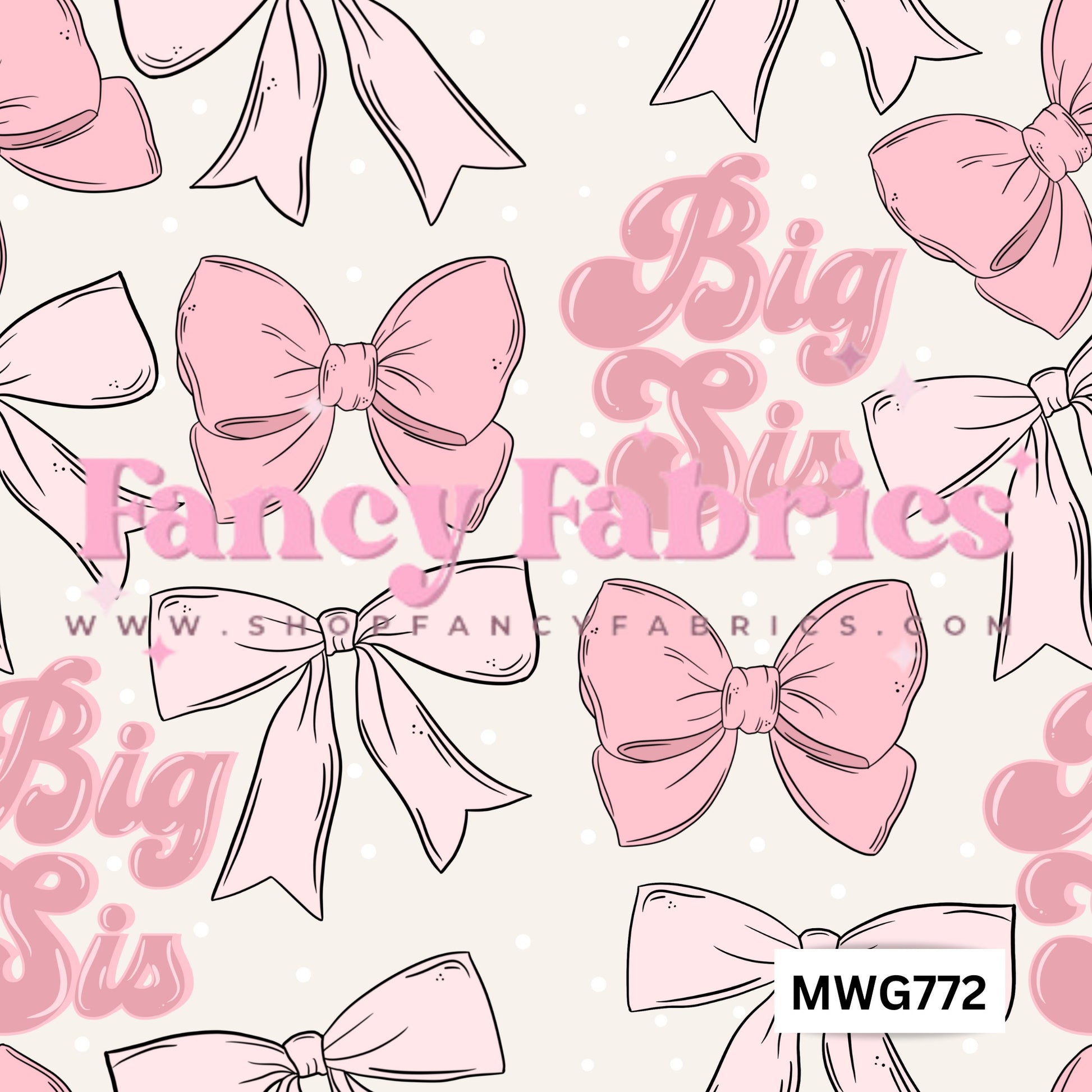 big sis pink bows