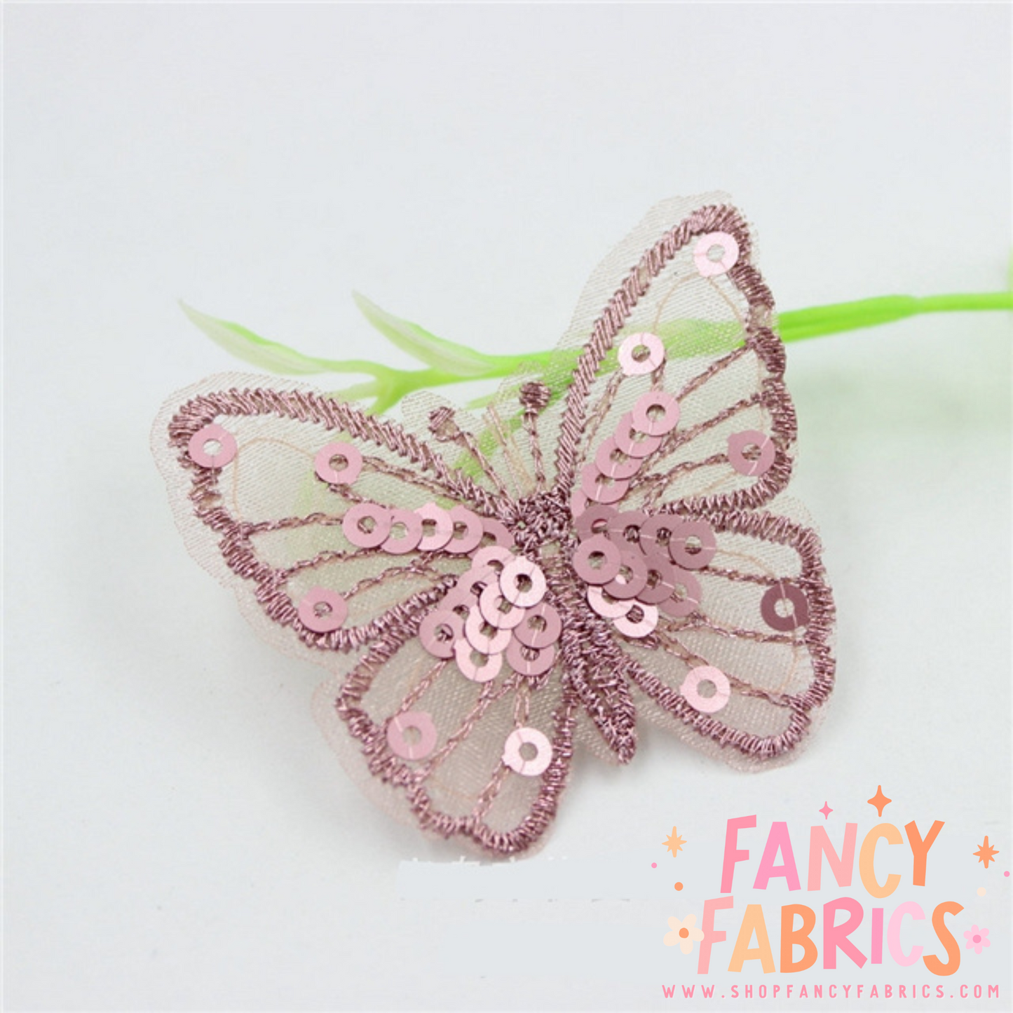 Mauve | Sequin Butterfly | Bow Accessories | Ready To Ship