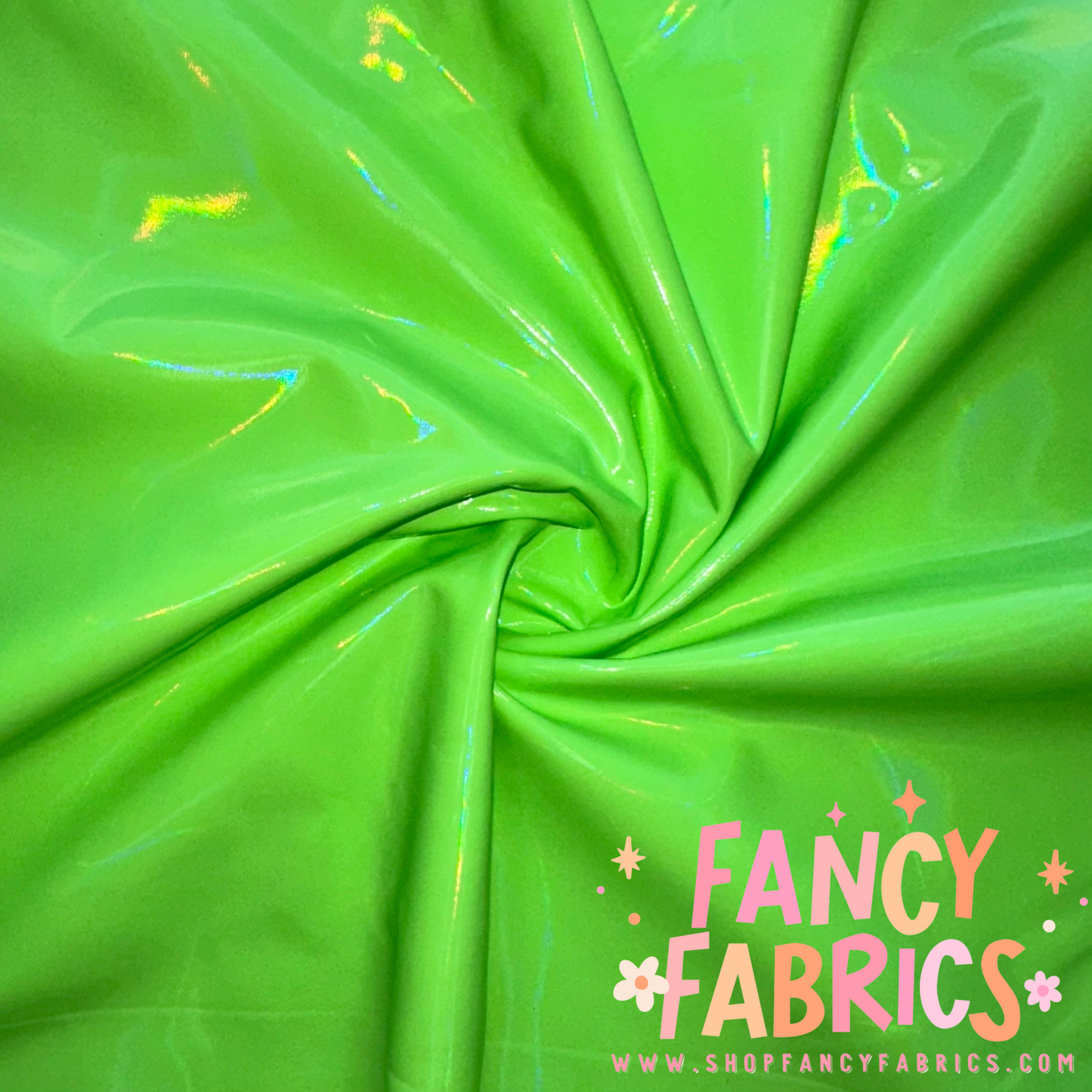 Neon Green | Holo Plastics | Ready To Ship