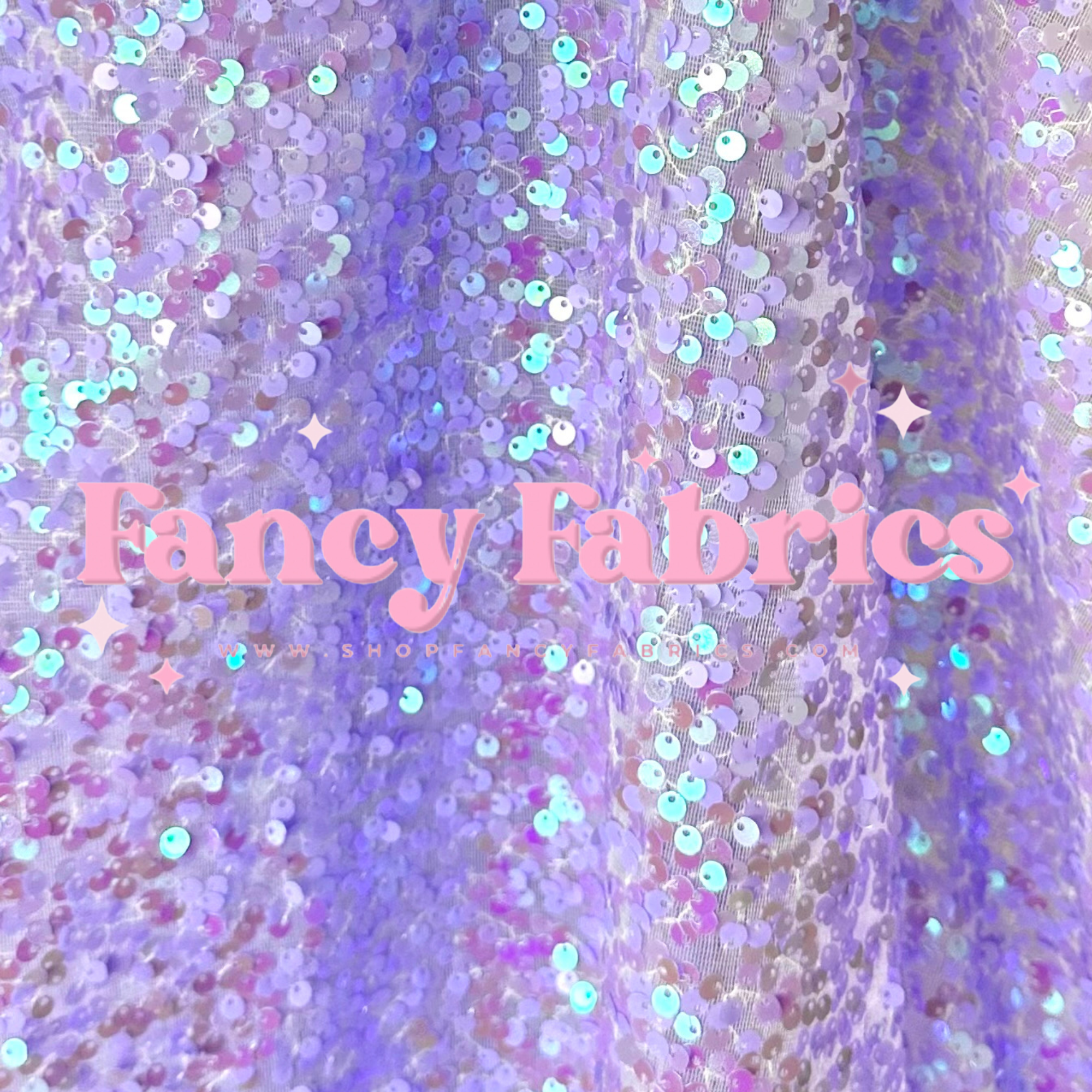 Purple | Stretch Sequin Mesh Ready to Ship