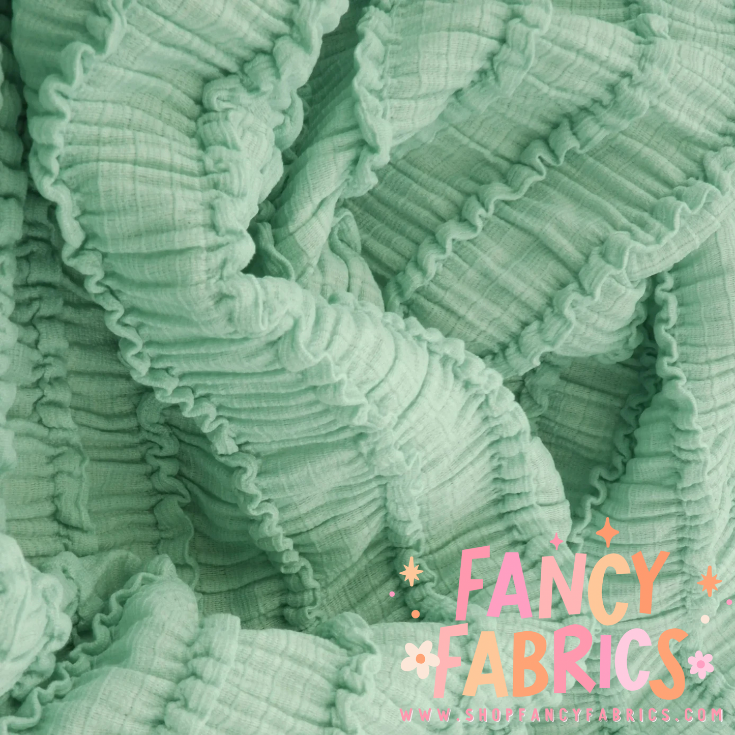 Sage | Crinkle Knit | Ready To Ship