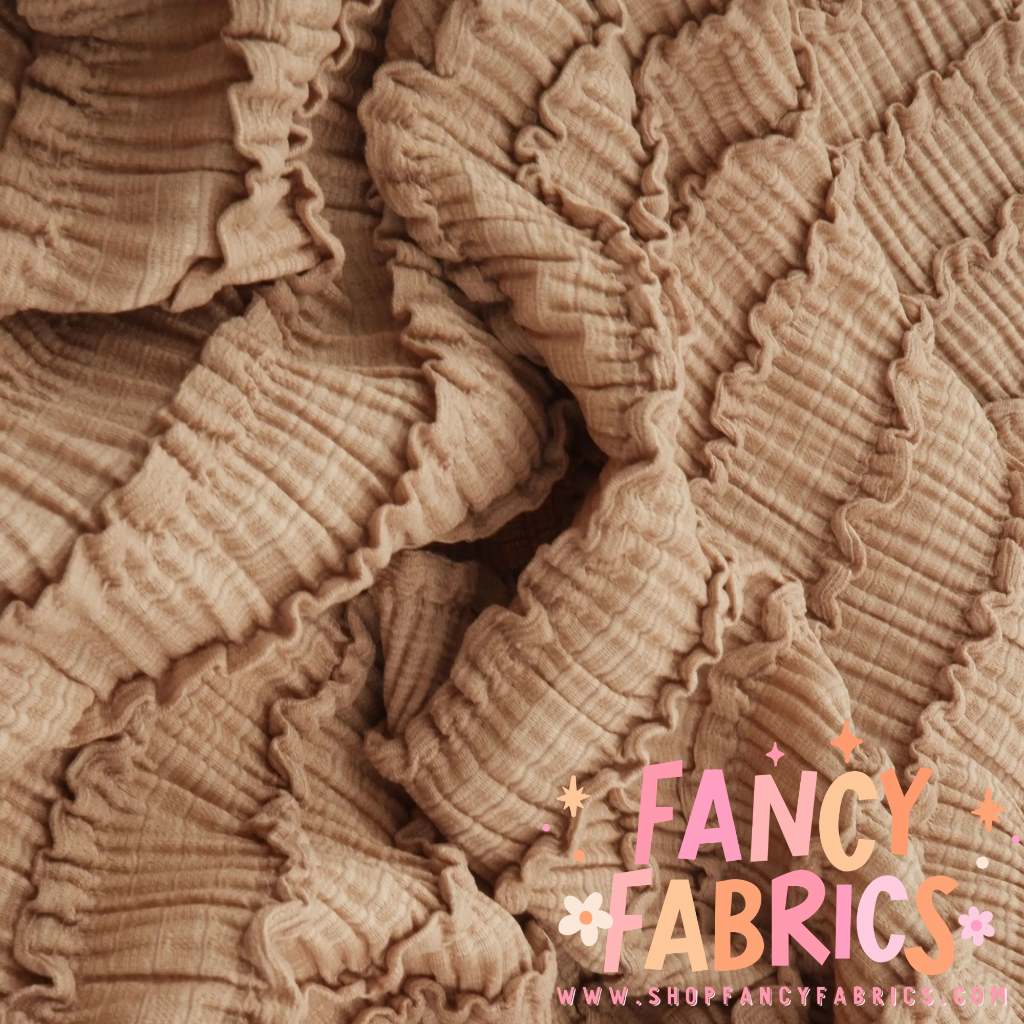 Tan | Crinkle Knit | Ready To Ship