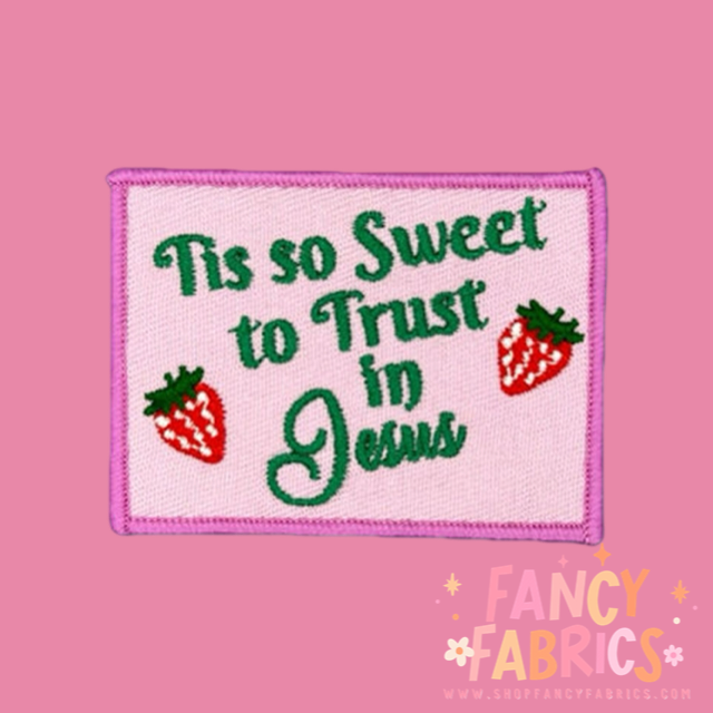 Trust In Jesus | Iron On Patch