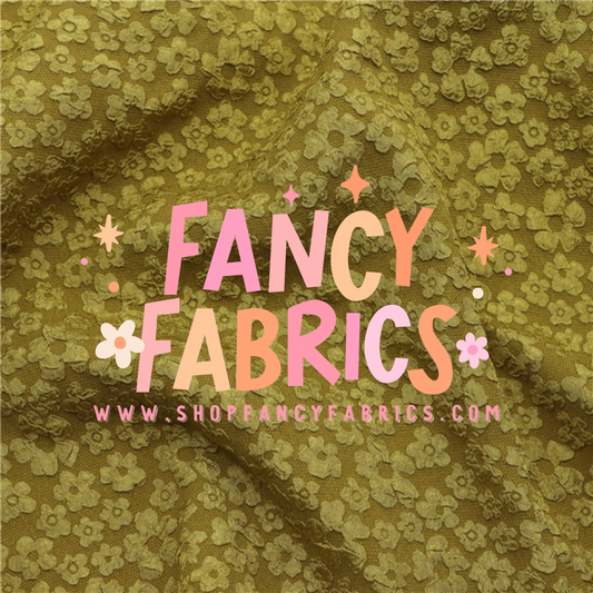 Vintage Green | Floral Polyester | Ready To Ship