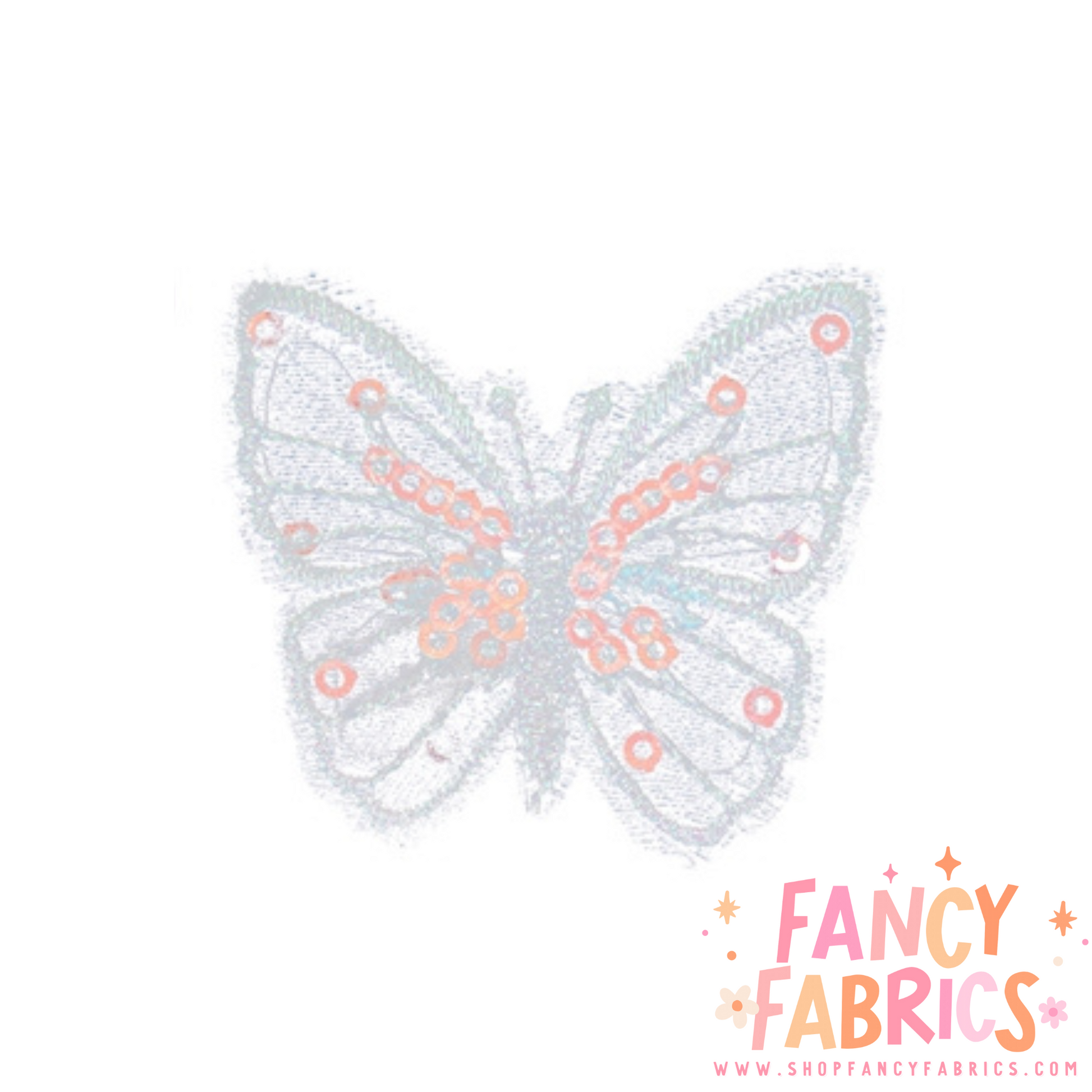 White | Sequin Butterfly | Bow Accessoried | Ready To Ship