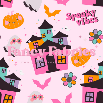 Spooky Vibes (Pink) | PREORDER | By The Yard