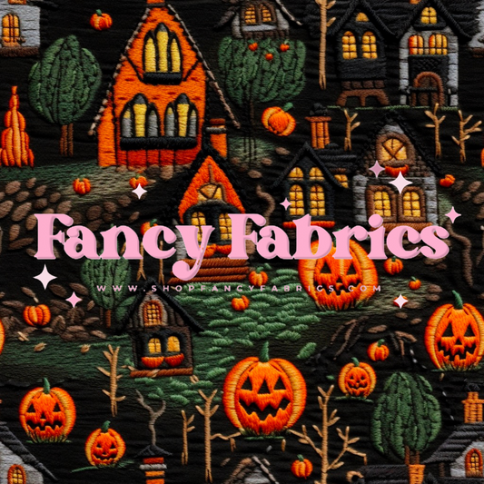 Halloween Embroidery | PREORDER | By The Yard