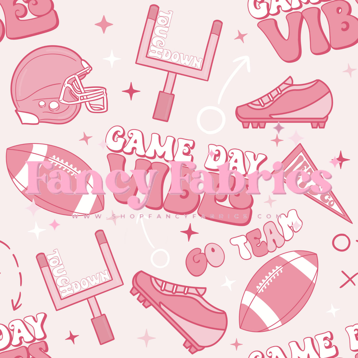 Game Day Vibes (Pink) | PREORDER | By The Yard