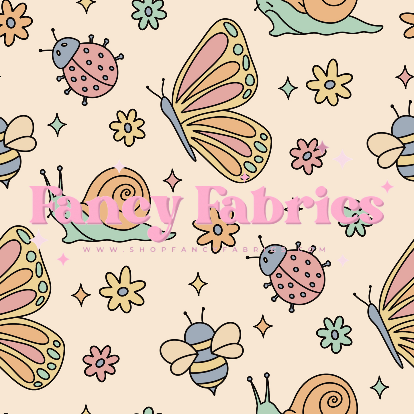 Lauren Liza | Butterfly Bugs | PREORDER | By The Yard