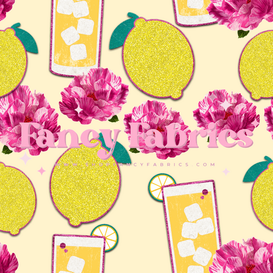 Floral Lemons | PREORDER | By The Yard