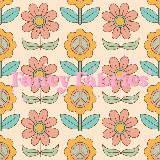 Lauren Liza | Lined Flowers 2 | PREORDER | By The Yard