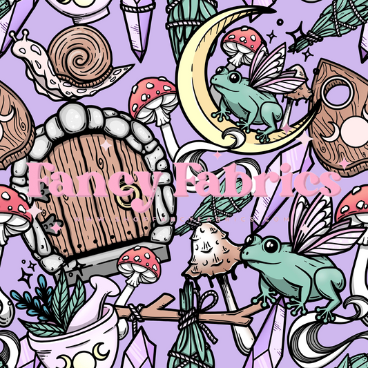 Witchy Forest (Purple) | PREORDER | By The Yard