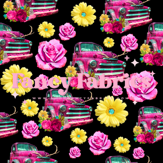 Flower Trucks | PREORDER | By The Yard