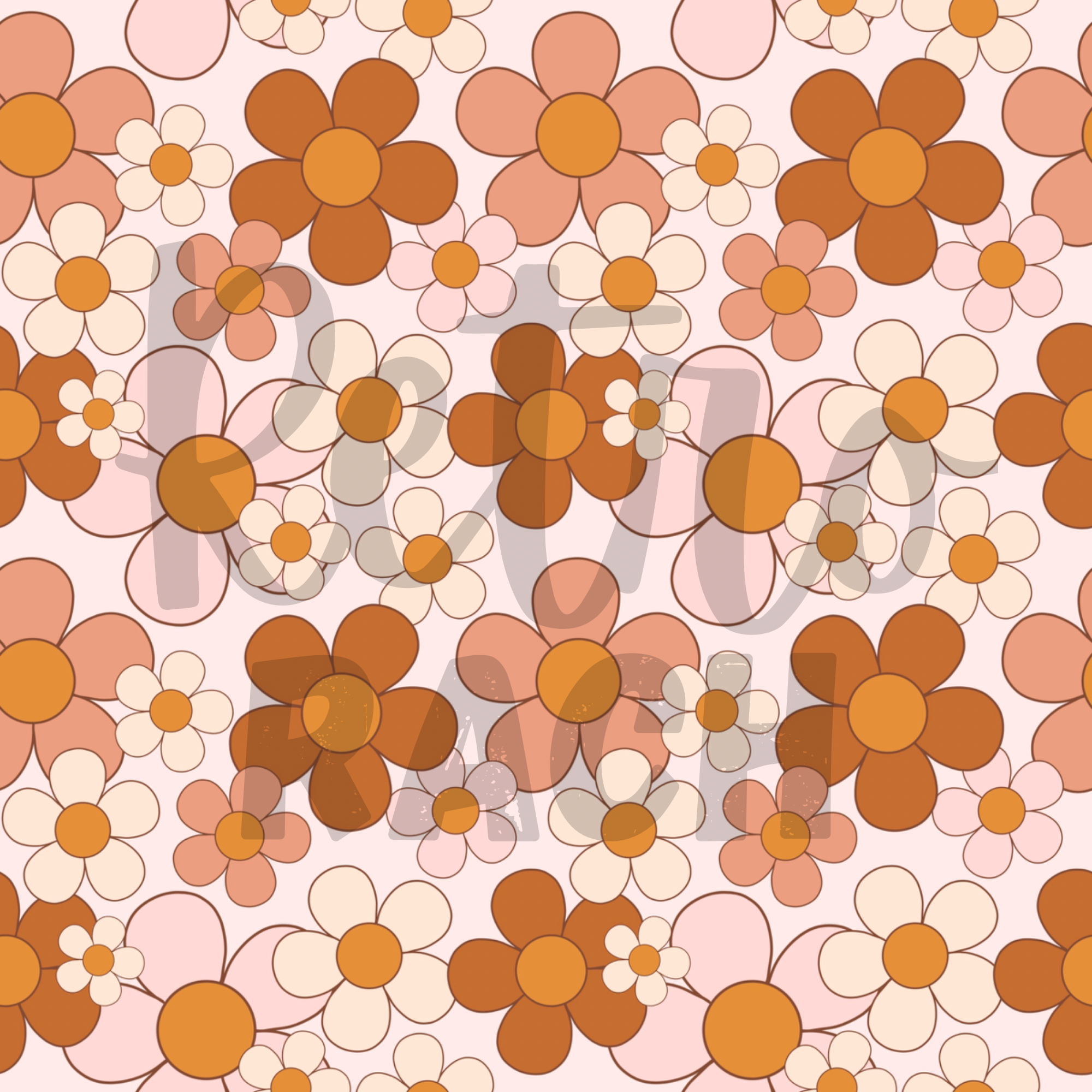 Retro Daisy | PREORDER | By The Yard