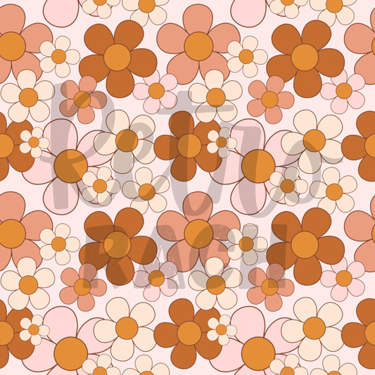 Retro Daisy | PREORDER | By The Yard