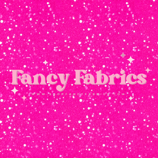 Neon Pink Glitter | PREORDER | By The Yard
